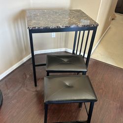 Barstools And Table 
