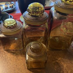 70’s Vintage Dakota Gold, Canister Set