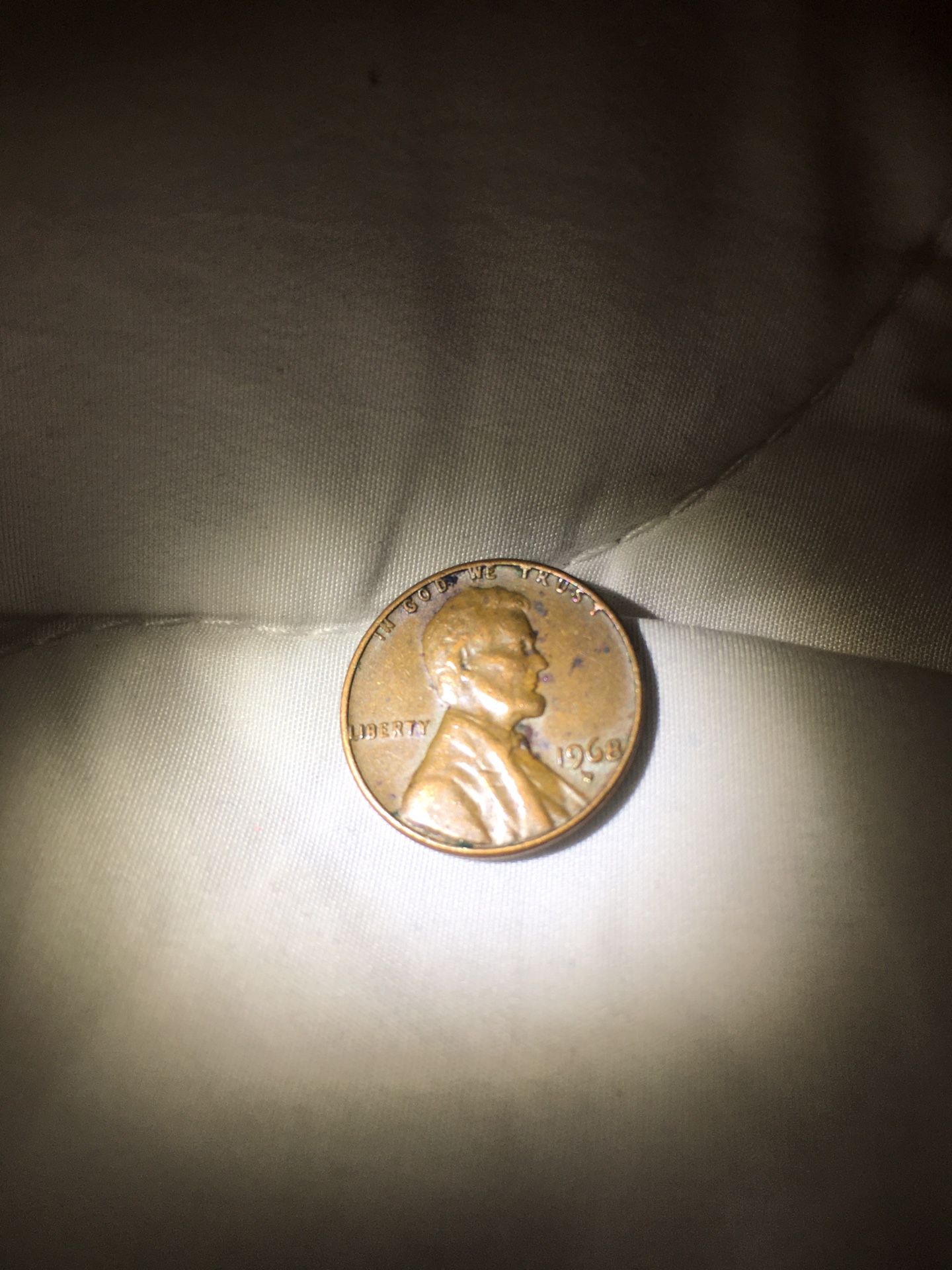 1968 D Error Penny