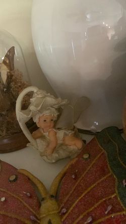 Baby Fairy Flower Figurine
