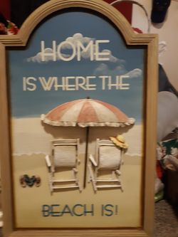 Beautiful beach painting