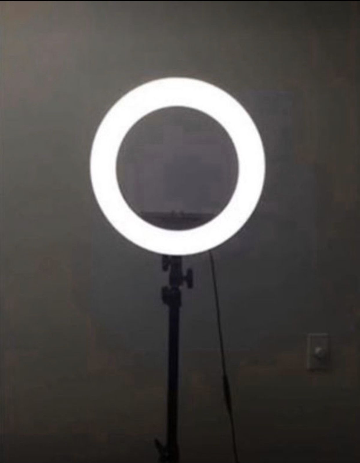 13" Photography Dimmable Ring Light w/ Stand, Ball Head, Phone Holder