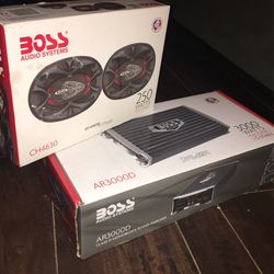 Boss AMP and Speakers