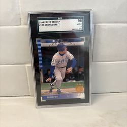 Upper Deck 1993 SP George Brett #227 SGC 96 10th Anniversary Kansas City Royals