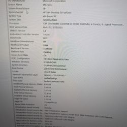 PC System And Monitor 