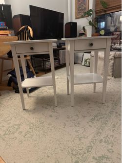 Pair of IKEA Hemnes Bedside Tables