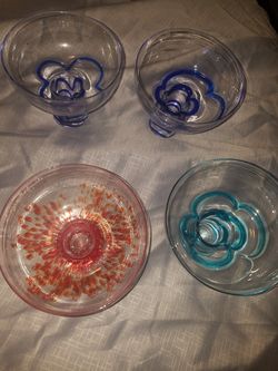 Pier 1 set of 4 stemless margarita glasses