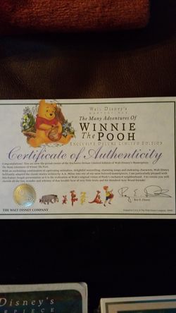 Collectors Winnie the Pooh VCR