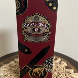 Chivas Regal Whisky Limited Edition Globe-trotters Suitcase Tin —- “Empty “