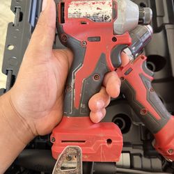 Milwaukee impact and drill