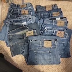 Mens Wrangler Jeans Lot