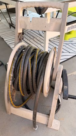 Garden Hose Reel Cart with Hose