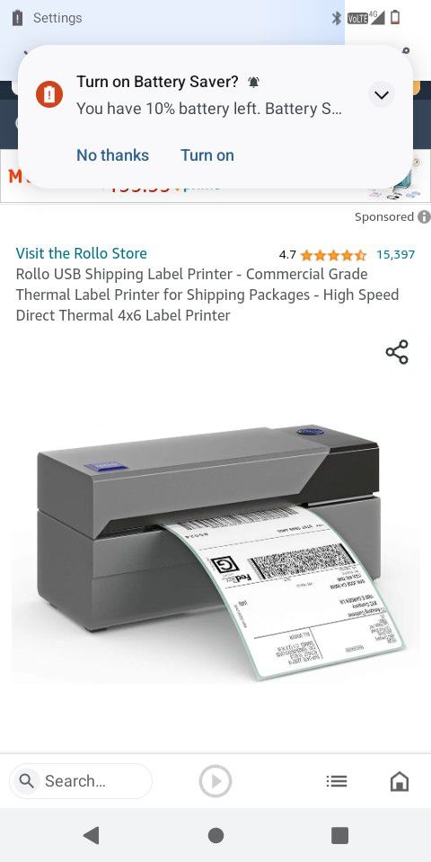 Its  A Rollo Printer 