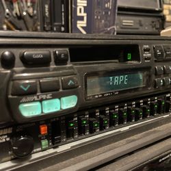Alpine Cassette Player