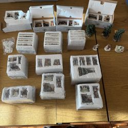 50 Piece Boyds bears Christmas Village Set