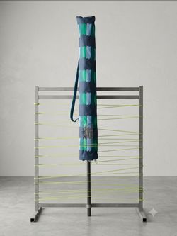Striped Patio Umbrella. No base