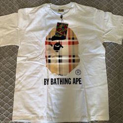 White Bape Tee (NEW)size Medium 