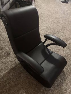 X Rocker Black Leather Gaming Chair, Bluetooth Speakers