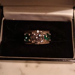 Men's Or Unisex 925 Silver Size 5 Designer Ring From A Famous Designer Split Heavy Shank One Of A Kind Beautiful Ring 