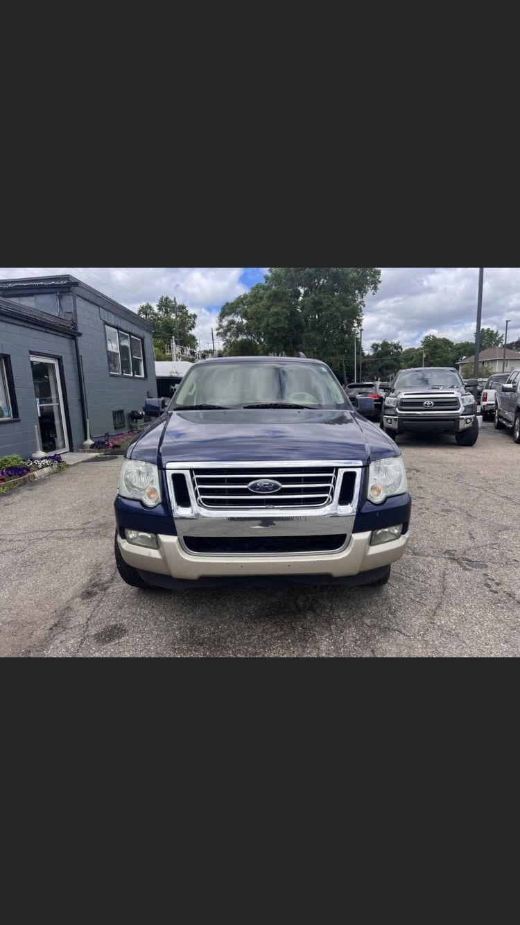 2008 BLUE FORD EXPLORER EDDIE BAUER 🄻🄴🄰🅃🄷🄴🅁 S͎U͎V͎ 4X⃣4 D͜͡E͜͡P͜͡E͜͡N͜͡D͜͡A͜͡B͜͡L͜͡E͜͡🤩🚙
