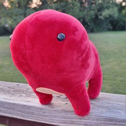 Bandanamu Preschool Mimi 8" Plush RARE Educational Show Red Stuffed Animal Toy