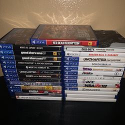 PlayStation 4 Video Game Collection PS4 For Sale