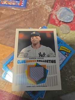 2026 topps heritage Aaron Judge game used patch