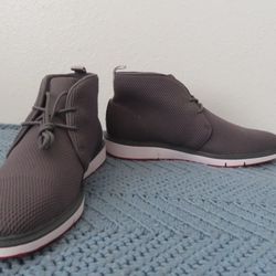 Swims Motion Knit Chukka Boot In Gray Size 8.5 Lace Tie Men's NWB