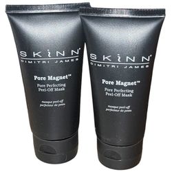 Skinn Dimitri James Pore Magnet Pore Perfecting Peel Off Mask 2oz x2 NEW