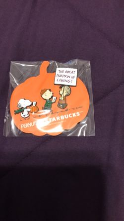 Starbucks peanuts collection enamel pins