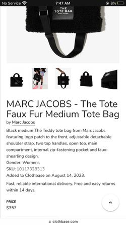 Marc Jacobs Faux acid Medium Tote Bag ($357)