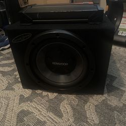 12” Kentwood Subwoofer And Dual Amp