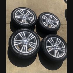 4 X 225/55r17 5x4.5 5x114.3 Stock G37 G35 Acura TL TSX Honda Accord Civic Camry Ford Mustang Civic Sentra Altima rims Wheels Tires!