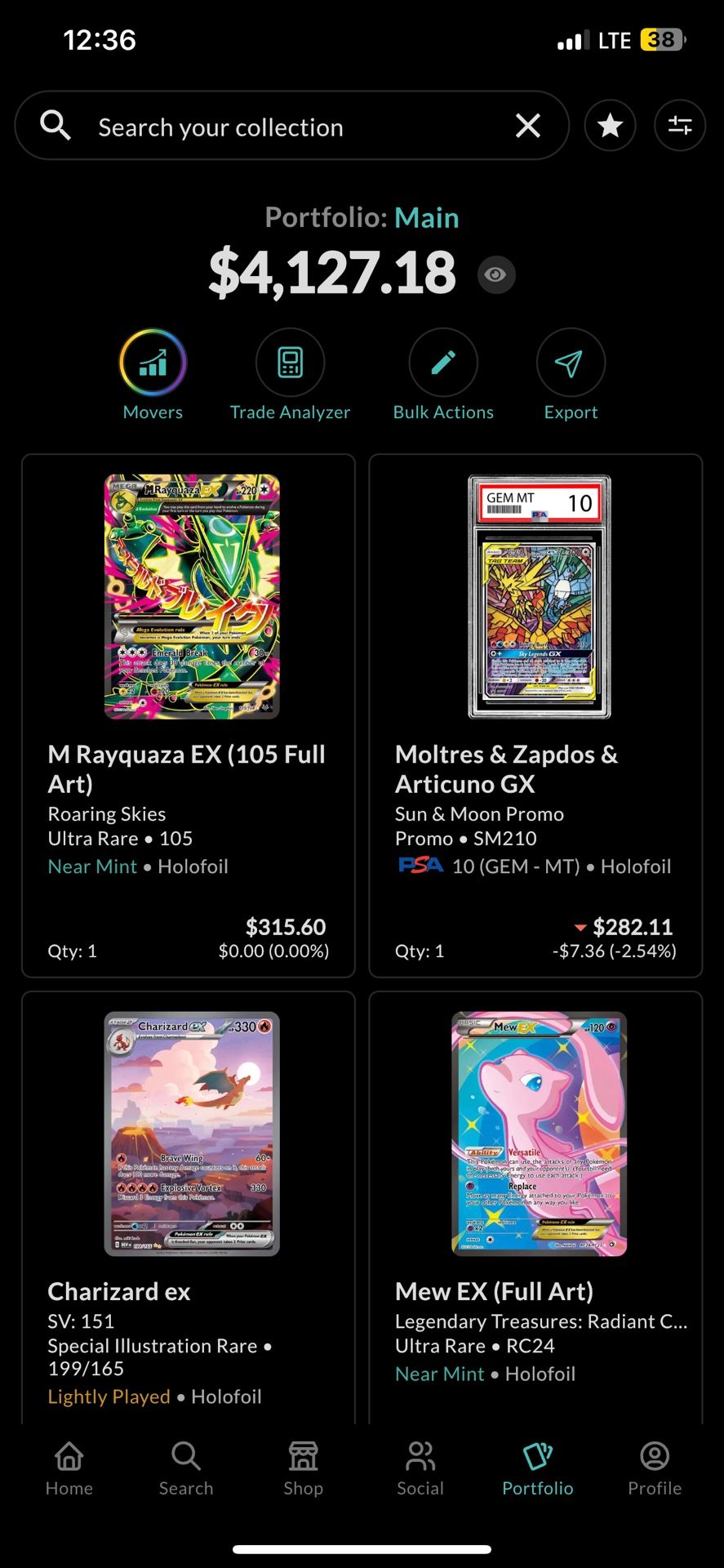 Pokemon card collection