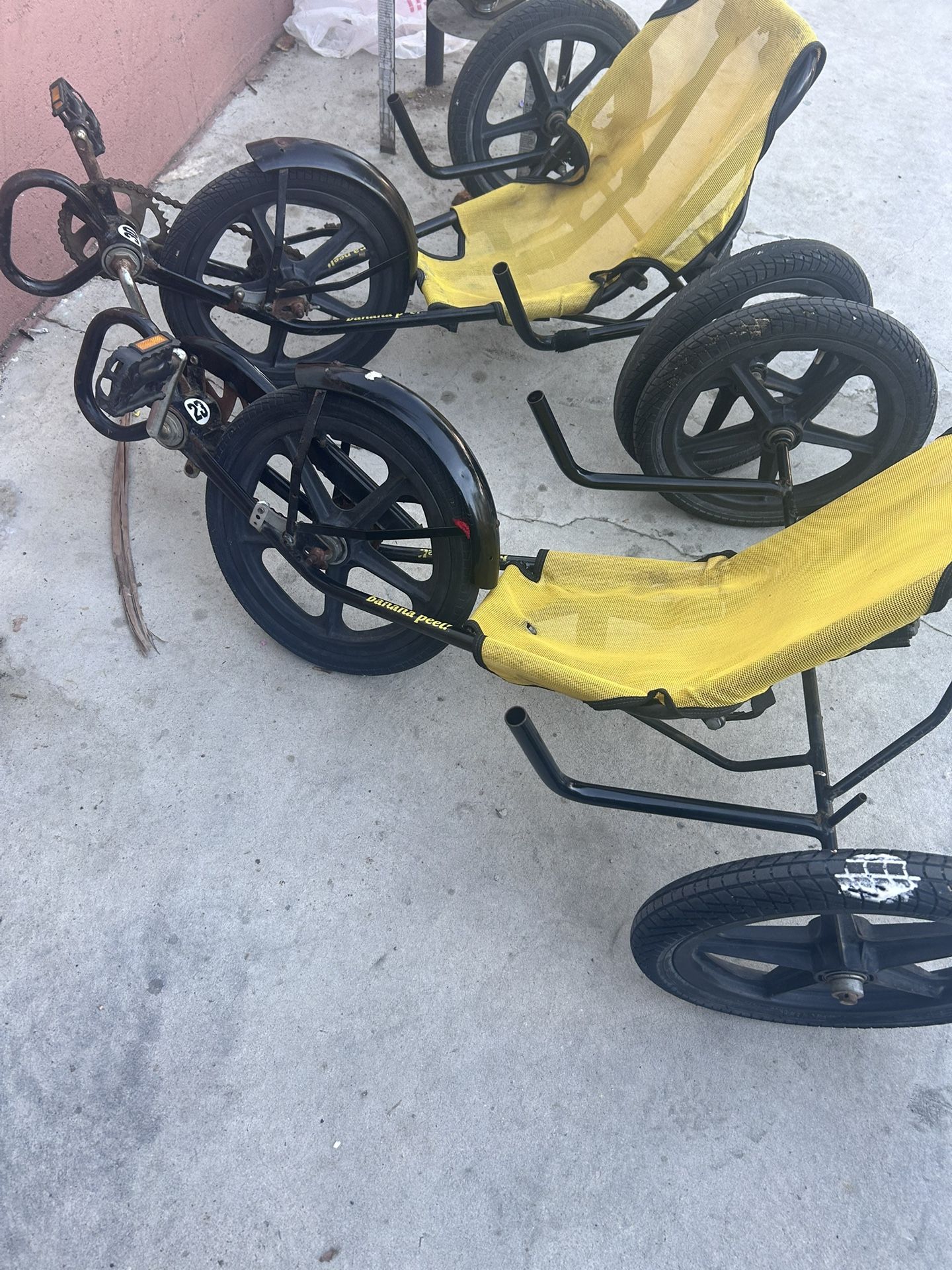 2 Minis Banana Pele Bikes Boht Sale For $250
