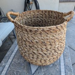 Tall Wicker Basket 