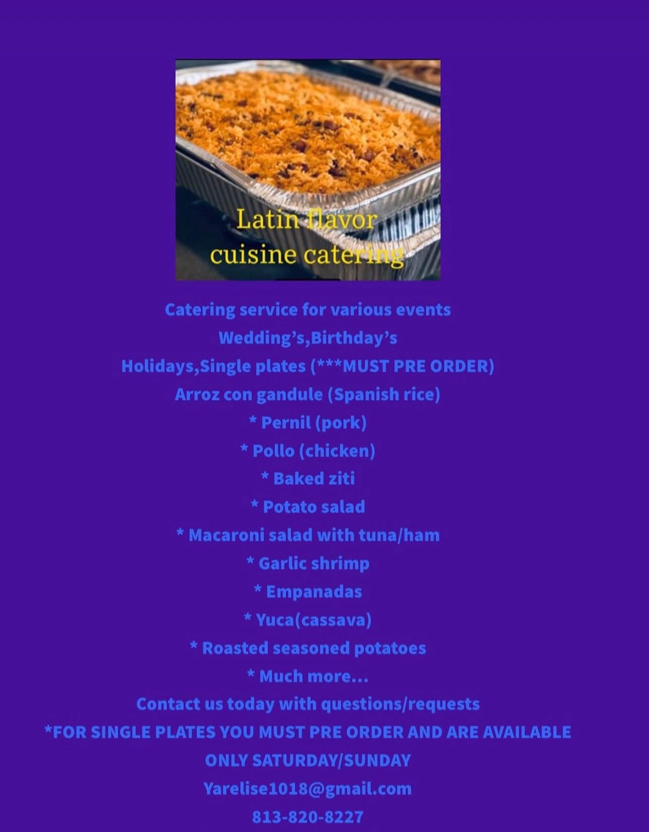 Catering /plates