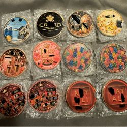 Ceramic car coasters with Cork bottom