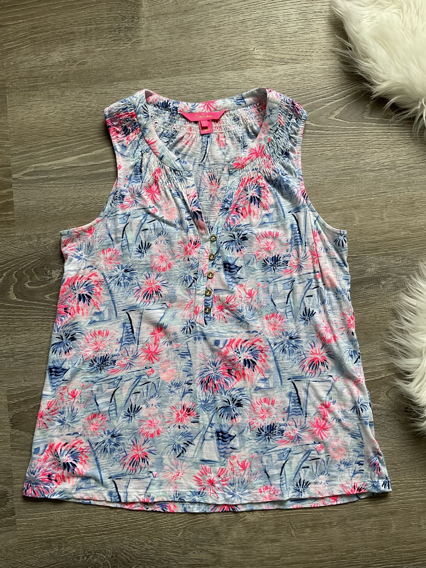 LILLY PULITZER Sea to Shining Sea Essie Top for Sale in West 
