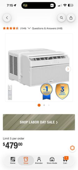 12,000 btu Air Conditioner