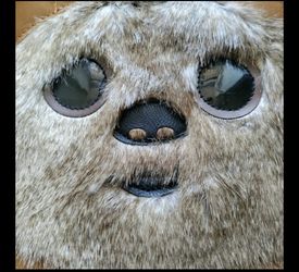 Loungefly Star Wars EWOK Wicket Backpack Faux Suede Fur  display picture 3
