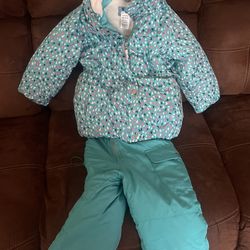  Kids Carter’s Ski Pants And Jacket Like New M/5-6