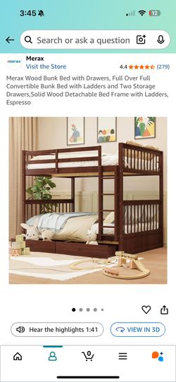 Full Over Full Bunk Beds