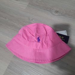 Bucket Hat Polo Ralph Lauren-Pink