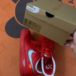Air Force Off Red Size 10 