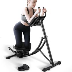 Ab Machine Foldable Abdominal Crunch Coaster Exercise Equipment Max Capacity , Less Stress on Neck & Back, Abdominal/Core Fitness Equipment for Home G