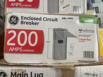 GE 200 Amp Outdoor Enclosed Circuit Breaker