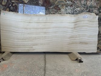 Ivory Onyx Slab 84" x 33" $35 / Sq. Ft. – Multiple Sizes Available 