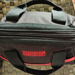 Craftsman Zip Up Wide Mouth Black Tool Bag -Small 