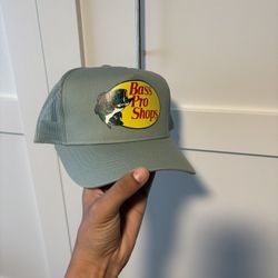 Bass Pro Shops green and yellow adult hat